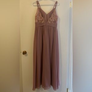 Azazie mauve bridesmaid dress